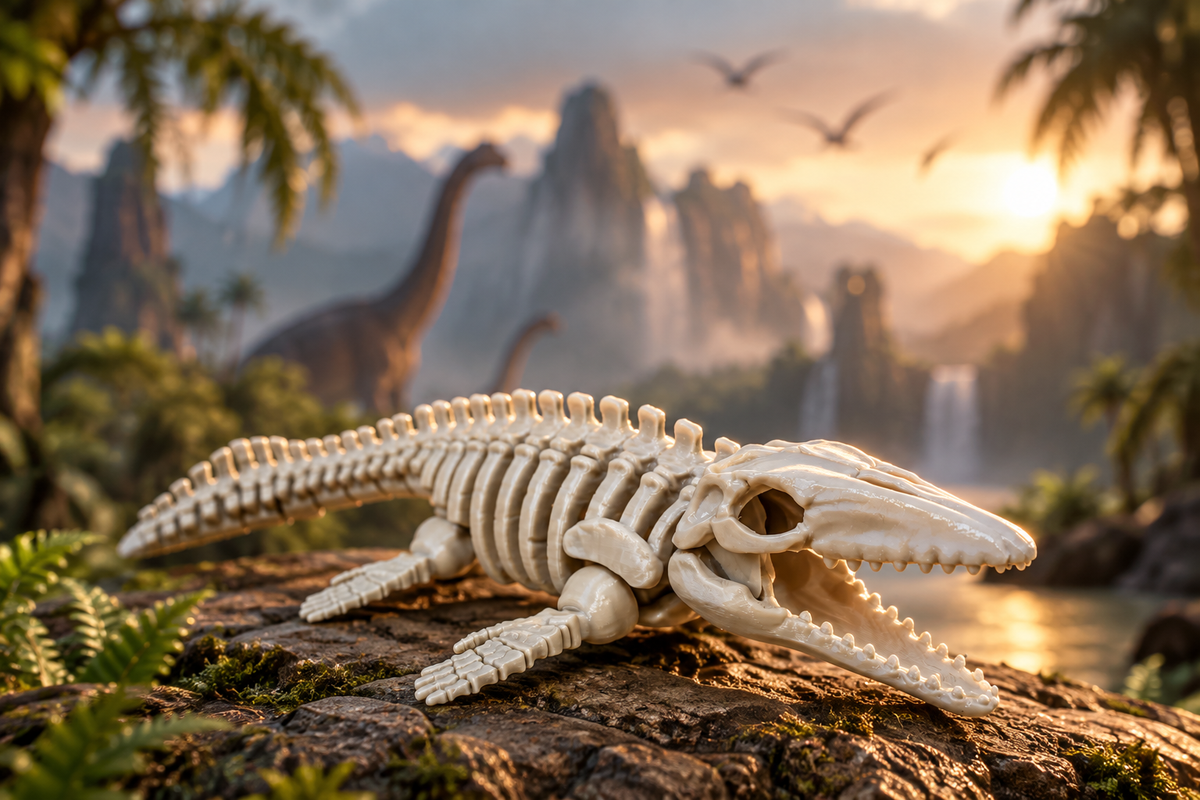Mosasaurus Skeleton