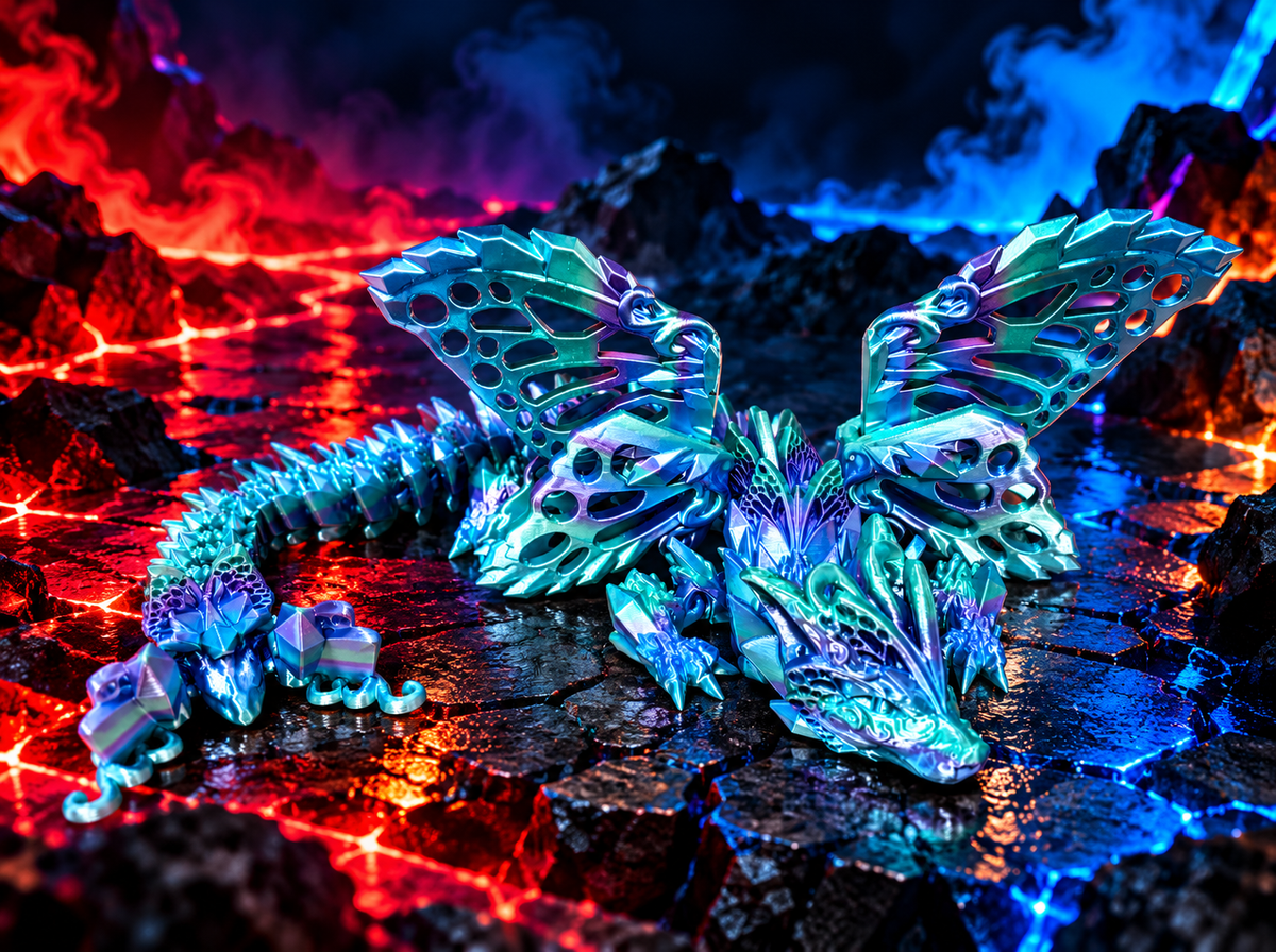 Fae Wolf Dragon