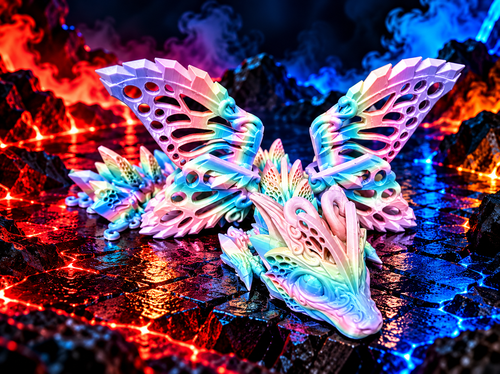 Baby Fae Wolf Dragon